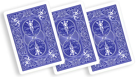 Three Way Forcing Deck Bicycle (Blue)