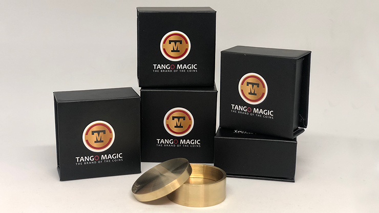 Boston Box (Brass US Quarter) by Tango Magic - Trick (B0011)