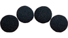 2 inch Regular Sponge Ball (Black) Pack of 4 from Magic by Gosh