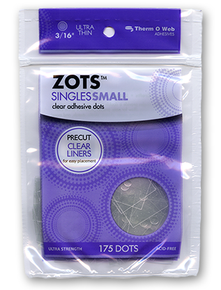 Sticky Dots Small (175 dots- 3/16 inch diameter) Bag of Singles