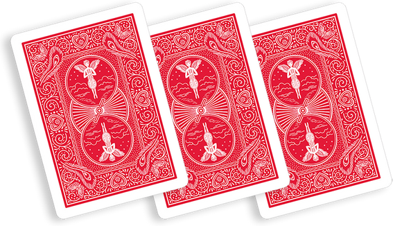 Bicycle Playing Cards 809 Mandolin Red by USPCC