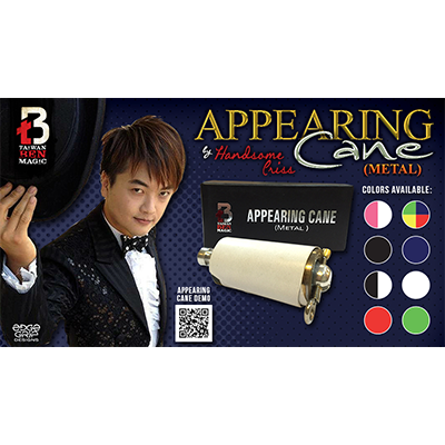 Appearing Cane (Metal / Blue) by Handsome Criss and Taiwan Ben Magic - Trick