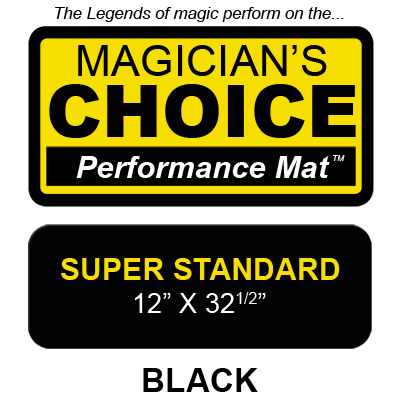 Bartender's Choice Close-Up Mat (BLACK Super Standard - 12x32.5) by Ronjo - Trick