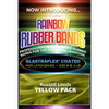 Joe Rindfleisch's Rainbow Rubber Bands (Russell Leeds -Yellow ) by Joe Rindfleisch - Trick