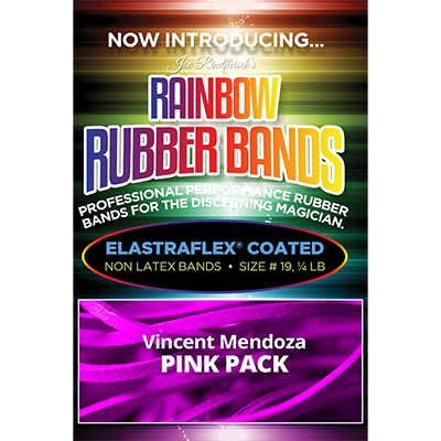 Joe Rindfleisch's Rainbow Rubber Bands (Vince Mendoza - Mr. Pink) by Joe Rindfleisch - Trick