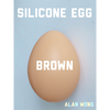 Silicone Egg (Brown) by Alan Wong - Trick