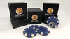 Magnetic Poker Chip Blue plus 3 regular chips (PK003B) by Tango Magic - Trick