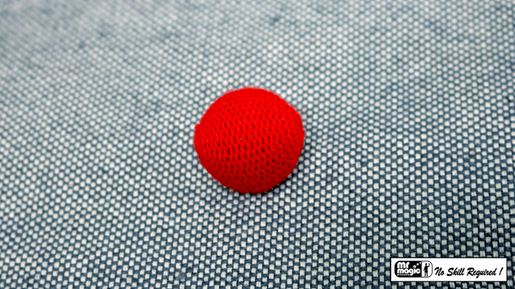 Crochet Ball 1 inch Single (Red) by Mr. Magic - Trick