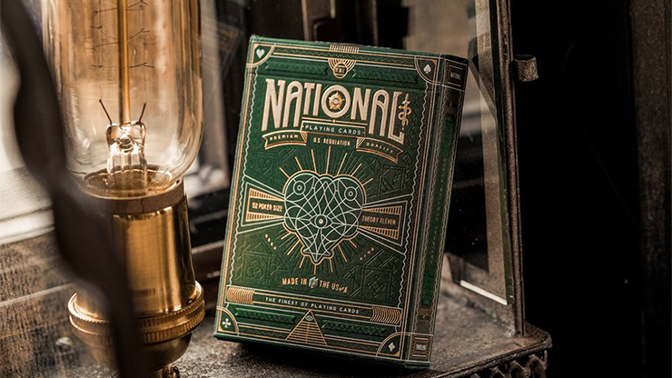 Green National Playing Cards by theory11