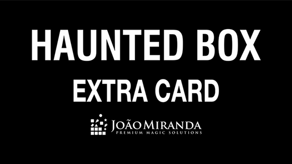 Haunted Box Extra Gimmicked Card (Blue) by João Miranda Magic - Trick