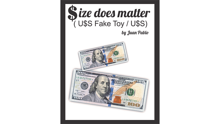 Size Does Matter USD (Gimmicks and Online Instructions) by Juan Pablo Magic