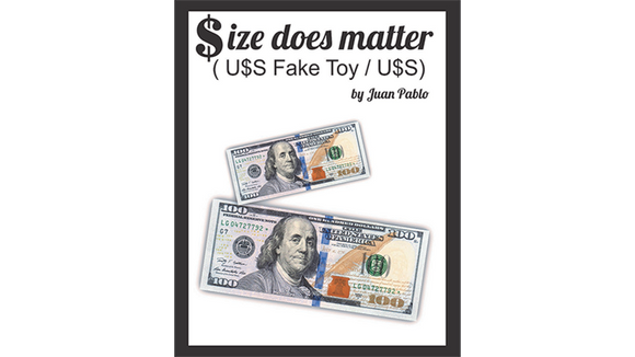 Size Does Matter USD (Gimmicks and Online Instructions) by Juan Pablo Magic