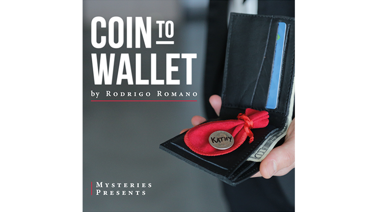 Coin to Wallet (Gimmicks and Online Instructions) by Rodrigo Romano and Mysteries - Trick