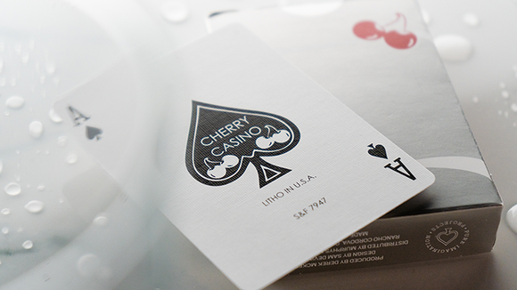 Cherry Casino (McCarran Silver) Playing Cards by Pure Imagination Projects