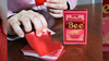 Bee Red MetalLuxe Playing Cards by US Playing Card