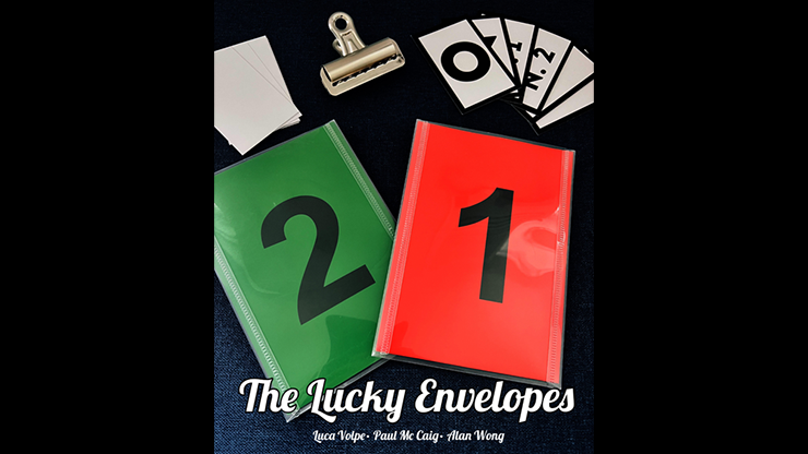 The Lucky Envelopes (Gimmicks and Online Instructions) by Luca Volpe, Paul McCaig,  and Alan Wong - Trick