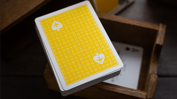 Lounge Edition in Taxiway Yellow by Jetsetter Playing Cards