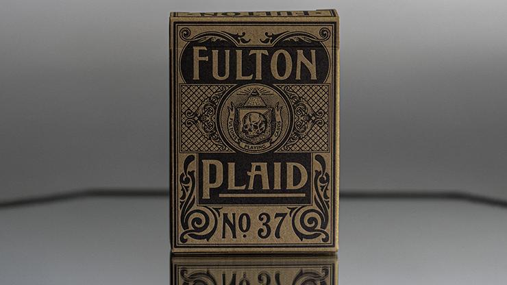 Fulton Plaid (Bourbon Brown)  Playing Cards