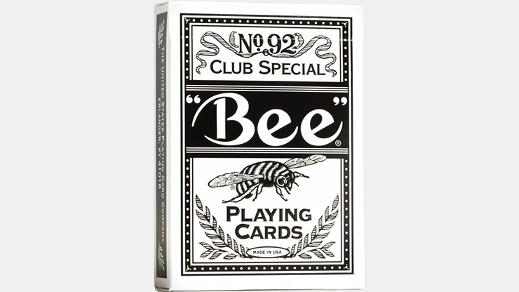 Signature Edition Bee (Black) Playing Cards