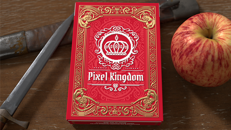 Pixel Kingdom (Red Edition) Playing Cards