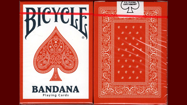 Bicycle Bandana Stripper (Red) Playing Cards