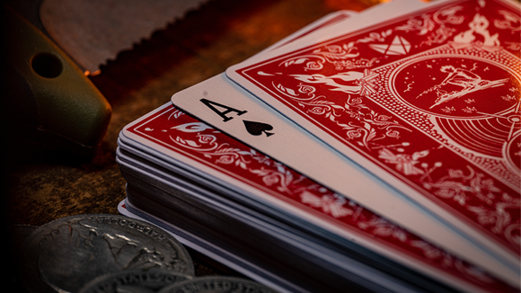 Bonfires Red (includes Card Magic Course) by Adam Wilber and Vulpine