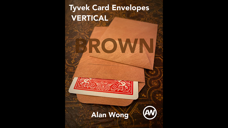 Tyvek VERTICAL Envelopes BROWN (10 pk.) by Alan Wong - Trick