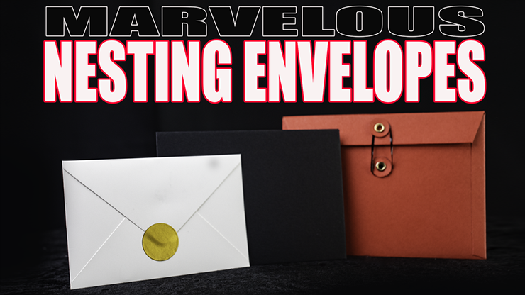 Marvelous Nesting Envelopes (Gimmicks and Online Instructions) by Matthew Wright - Trick