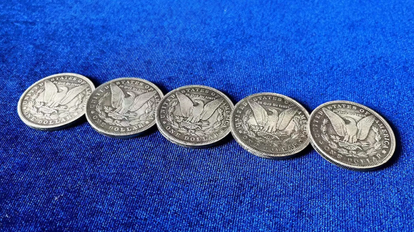 NORMAL MORGAN COIN (5 Dollar Sized Replica Coins) by N2G - Trick