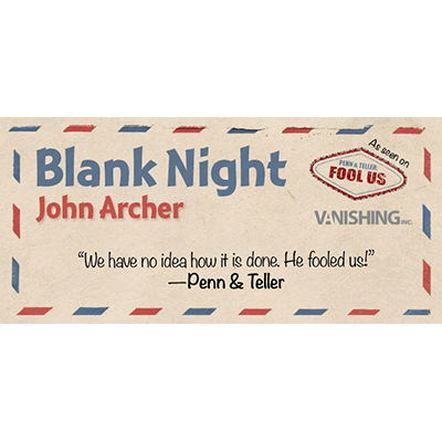 Blank Night (Blue) by John Archer - Trick