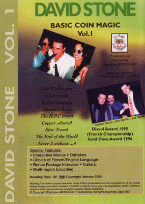 Basic Coin Magic - Vol.1 by David Stone - DVD