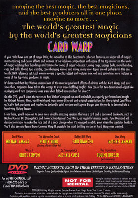 World's Greatest Magic: Card Warp - DVD