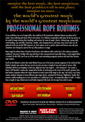 World's Greatest Magic: Professional Rope Routines - DVD