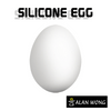 Silicone Egg (White) by Alan Wong - Trick