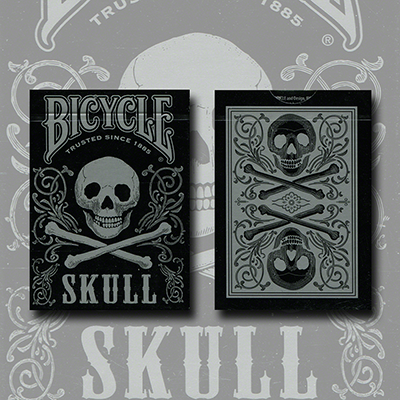 Bicycle Skull Metallic (Silver) USPCC by Gambler's Warehouse