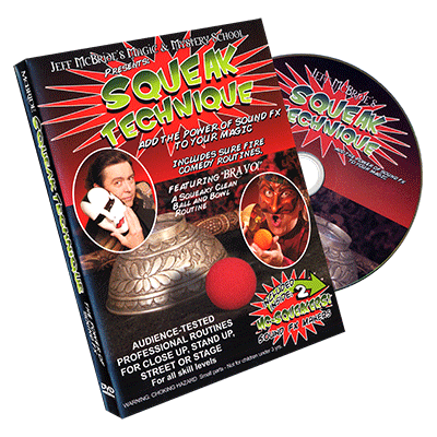 Squeak Technique (DVD and Squeakers) by Jeff McBride - DVD